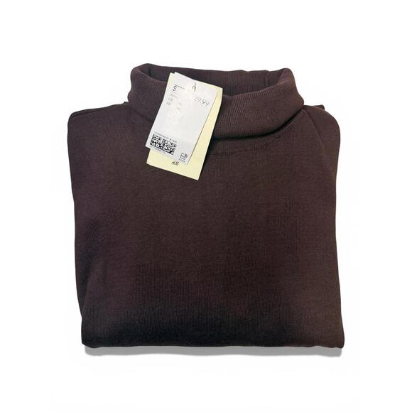 H&M Brown Turtleneck Sweater Size XL - Picture 2 of 3